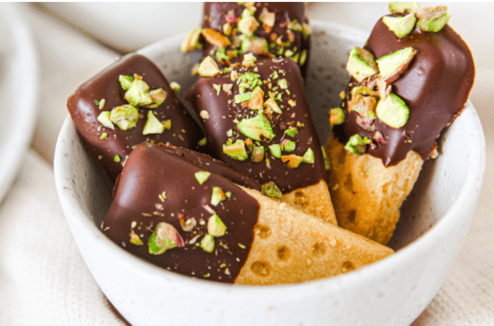 Lakanto Choc Dipped Shortbread