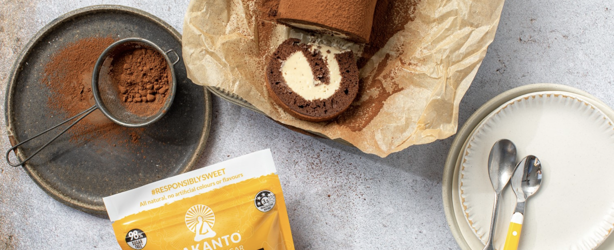 Lakanto_Espresso Chocolate Swiss Roll 