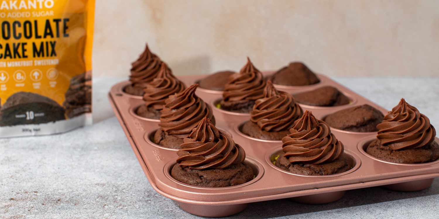 Decadent Chocolate Cupcakes (99% Sugar-Free)