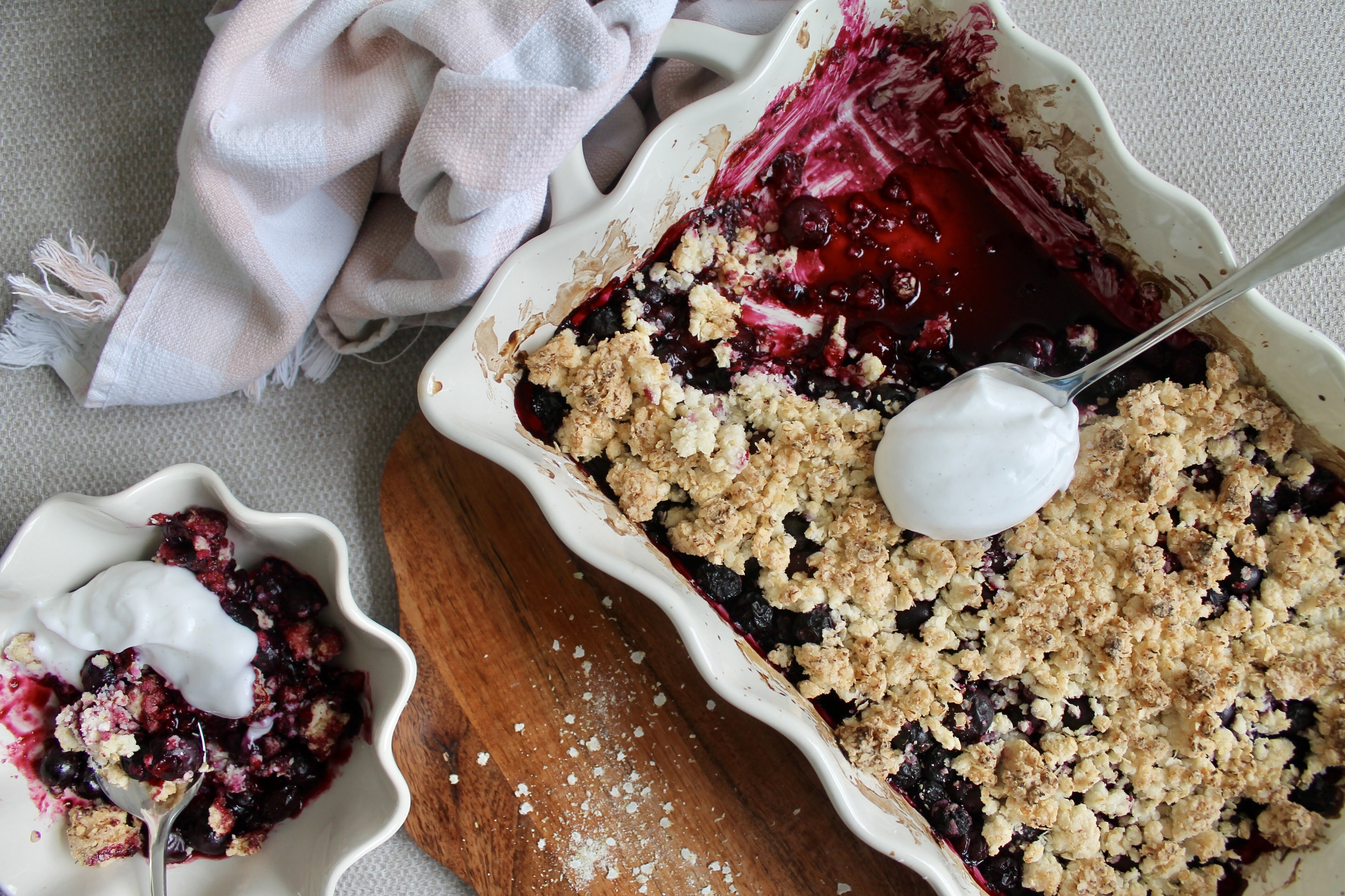 Blueberry Crumble - FODMAP Friendly Accredited