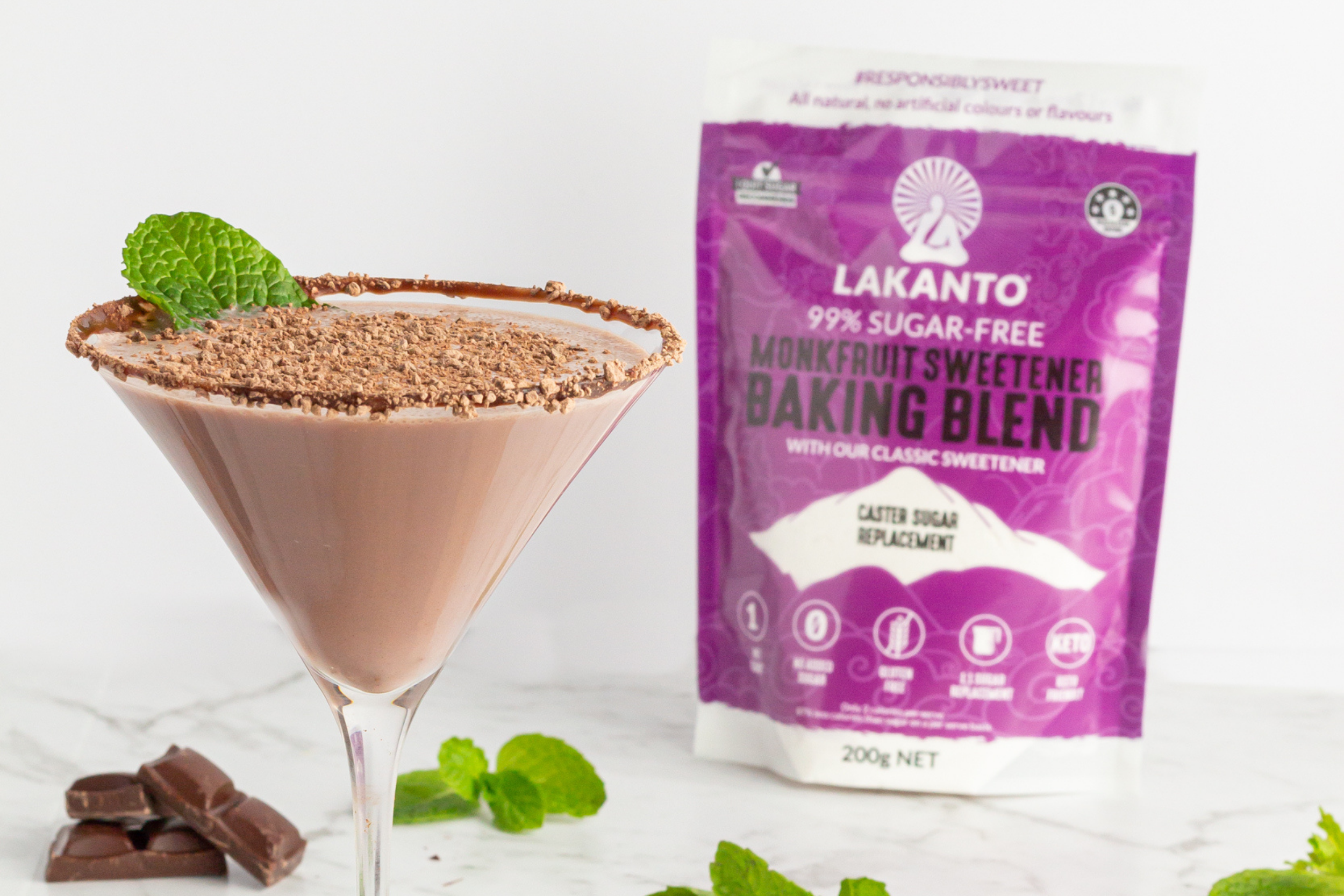 Choc Mint Martini Mocktail
