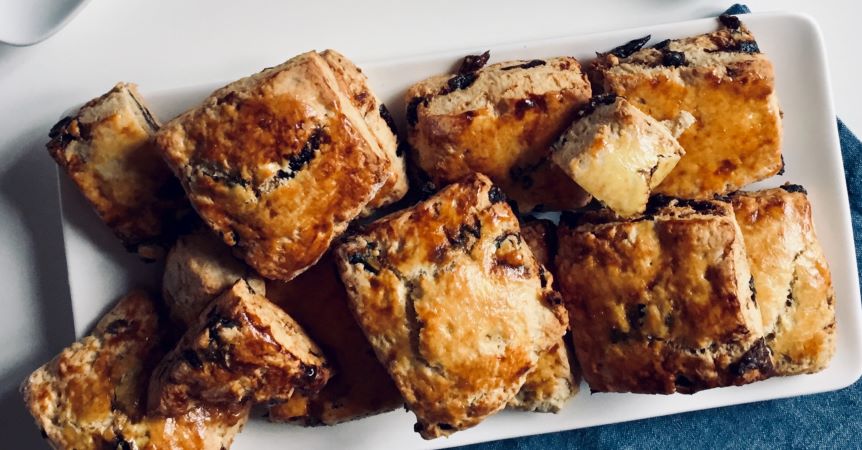 Traditional Sultana Scones