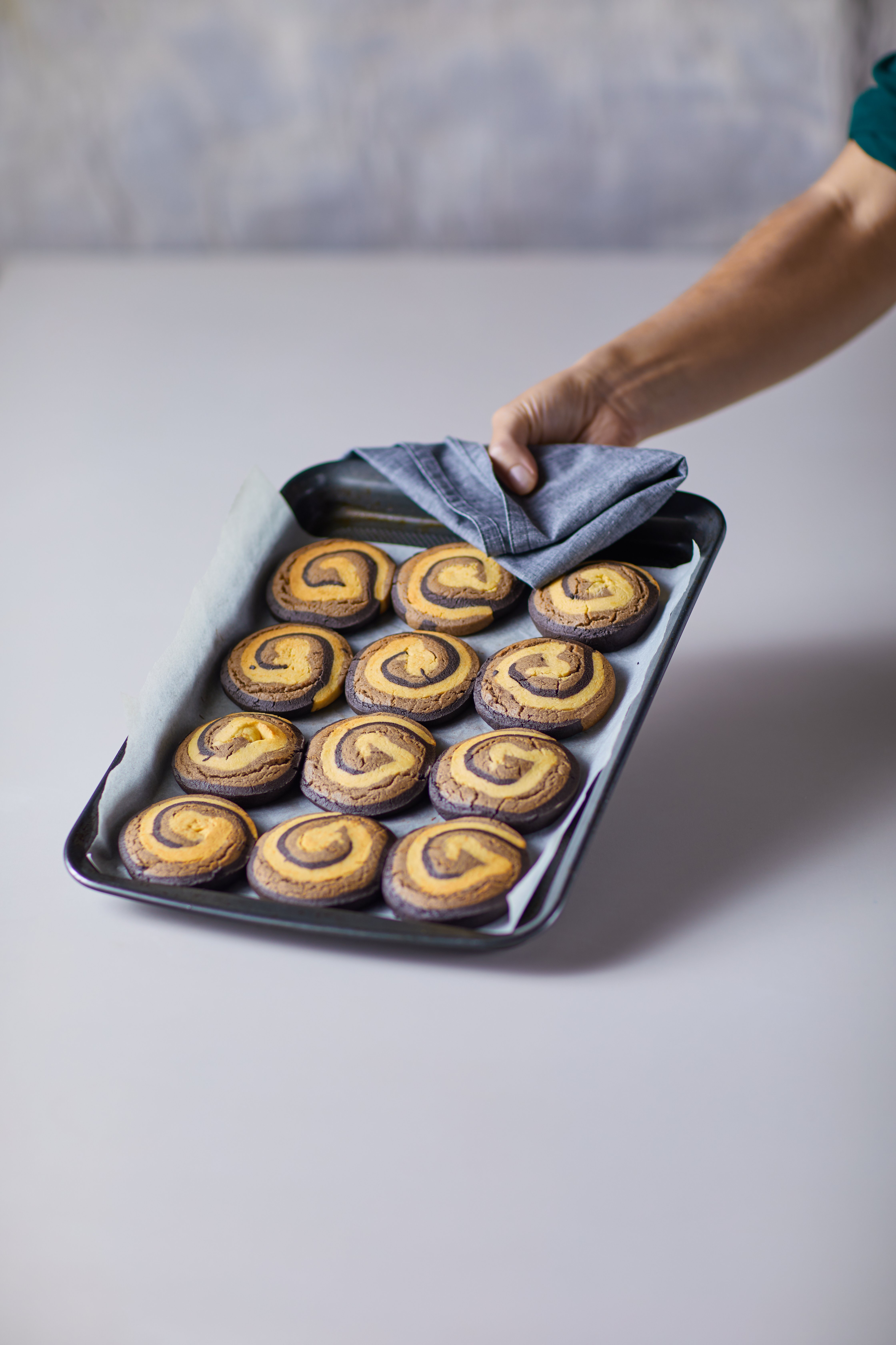 Low Carb Chocolate Cookies Pinwheels