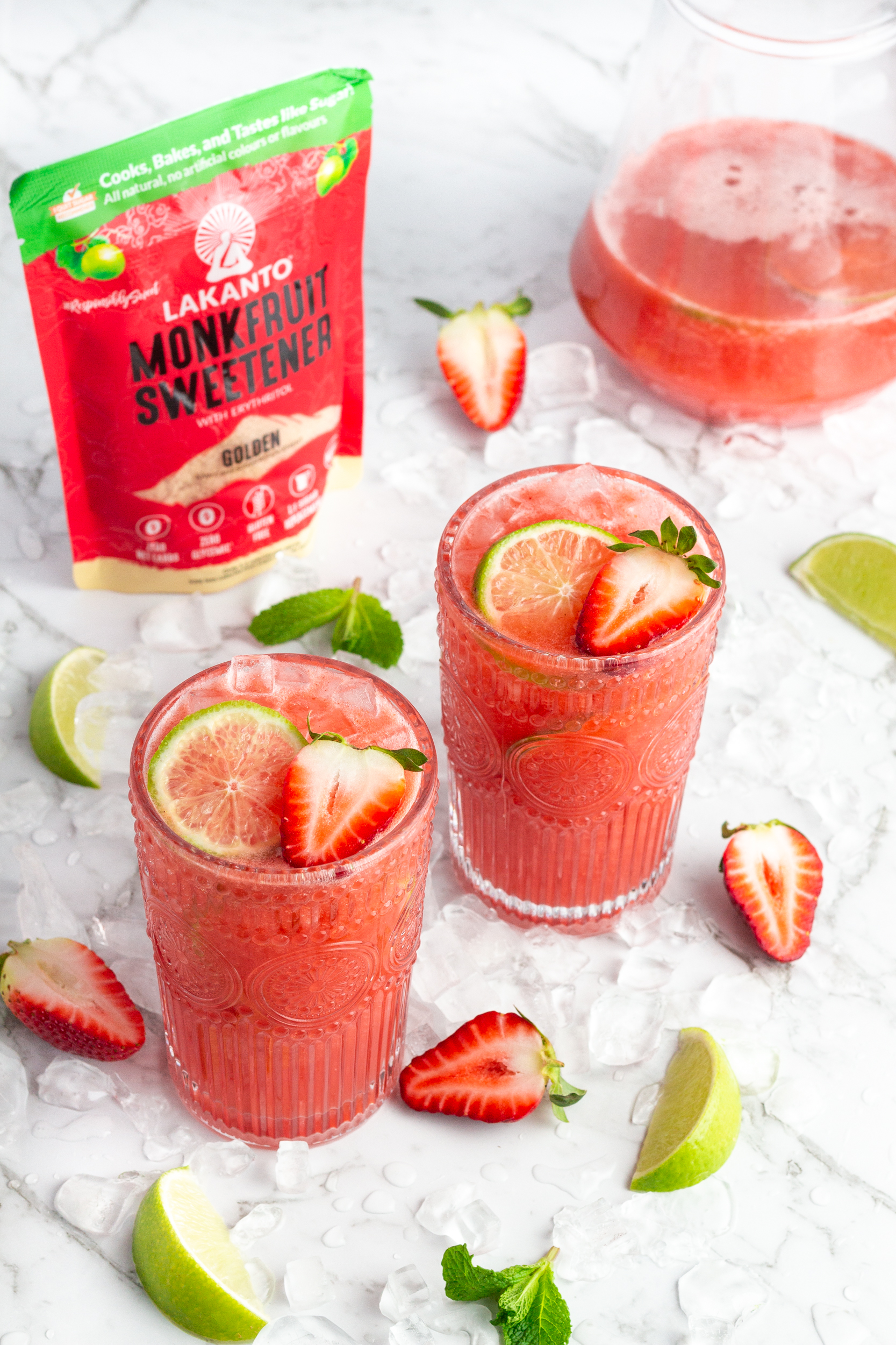 Strawberry Aqua Fresca - Low FODMAP